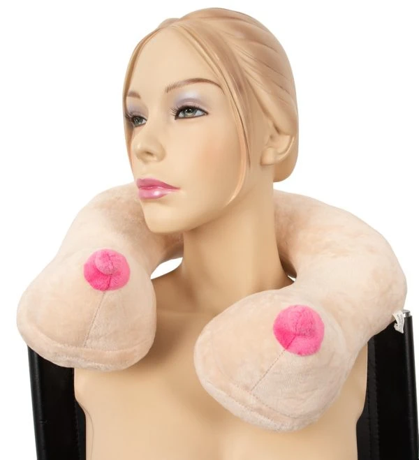 Plush Boob Neck Pillow “Cuddly Boobs