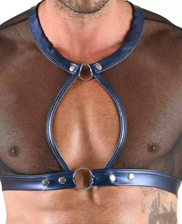 Svenjoyment Bondage Blue-Metallic Netz-Set, Größe S/M, schwarz-transparent Svenjoyment Bondage Blue-Metallic Netz-Set, Größe S/M, schwarz-transparent