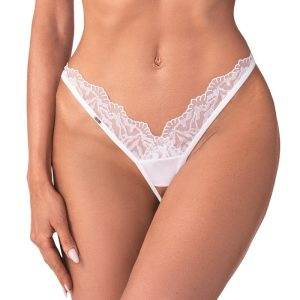Obsessive String ouvert Arrowel, weiß, Größe S-XL Obsessive String ouvert Arrowel, weiß, Größe S-XL – Bild 1