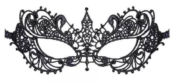 Cottelli ACCESSOIRES Spitzen Augenmaske in Schwarz Cottelli ACCESSOIRES Spitzen Augenmaske in Schwarz