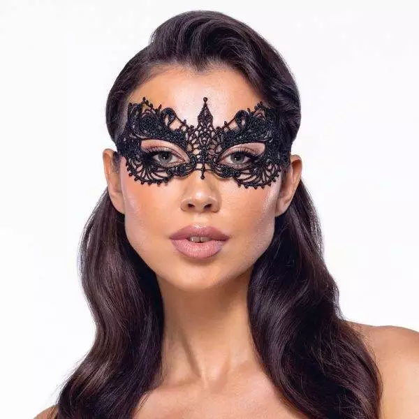 Cottelli ACCESSOIRES Spitzen Augenmaske in Schwarz Cottelli ACCESSOIRES Spitzen Augenmaske in Schwarz