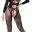 Fifty Shades of Grey Langarm-Catsuit Captivate in Netzstruktur, Body und Strümpfe mit Cut-outs, schwarz