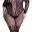 Fifty Shades of Grey Longsleeve Catsuit "Captivate" in Schwarz, Größe: S/M