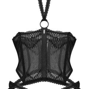 Obsessive Strapshemd Alliane ouvert mit String - verführerisch in Schwarz Obsessive Strapshemd Alliane ouvert mit String - verführerisch in Schwarz – Bild 5