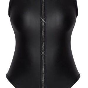 Cottelli PARTY Body mit Strass-Zip, Größe M, Schwarz, Rio-Style Cottelli PARTY Body mit Strass-Zip, Größe M, Schwarz, Rio-Style – Bild 5