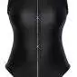 Cottelli PARTY Body mit Strass-Zip, Größe M, Schwarz, Rio-Style