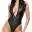 Cottelli PARTY Body mit Strass-Zip, Größe M, Schwarz, Rio-Style