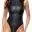 Cottelli PARTY Body mit Strass-Zip, Größe M, Schwarz, Rio-Style