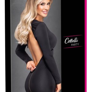 Cottelli PARTY Minikleid - Schwarzes Partykleid mit tiefem Rückenausschnitt