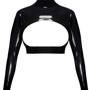 LateX Busenfreies Shirt - Schwarz 0,35mm LateX Busenfreies Shirt - Schwarz 0,35mm – Bild 5