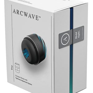 Arcwave Masturbator Voy - Premium-Masturbator mit Tightness Adjustment System, Clean Tech Silikon, 8 Stufen, ergonomisches Format, hinten offen, inkl. pjur-Gleitgel