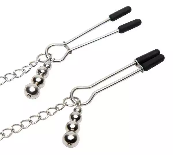 Fifty Shades of Grey - Sweet Play Nice Satin Collar & Nipple Clamps
