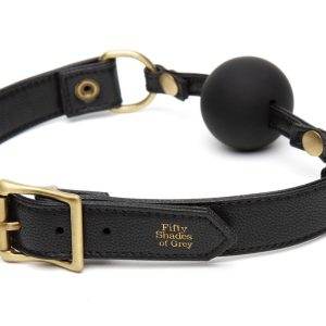Fifty Shades of Grey Silikon-Knebel Bound to You Ball Gag - Antikgold-44-58cm Fifty Shades of Grey Silikon-Knebel Bound to You Ball Gag - Antikgold-44-58cm – Bild 3