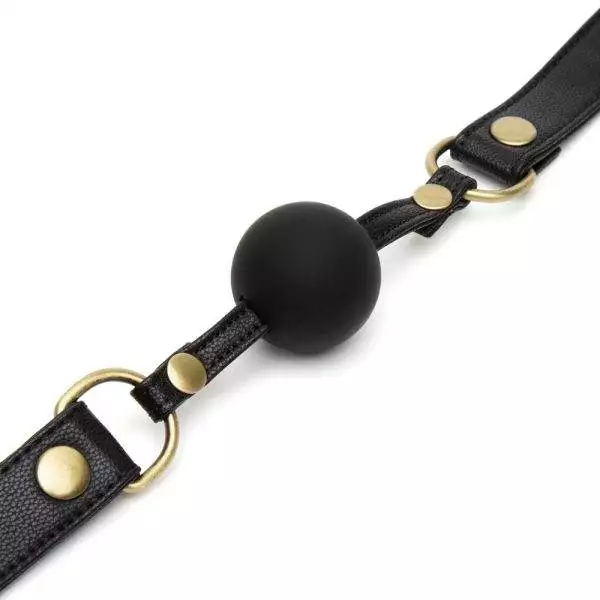 Fifty Shades of Grey Silikon-Knebel Bound to You Ball Gag - Antikgold-44-58cm