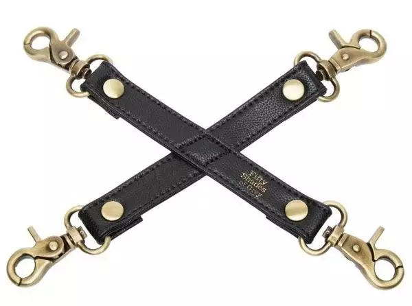 Fifty Shades of Grey Bound to You Hogtie Fesselkreuz - Antikgoldfarben