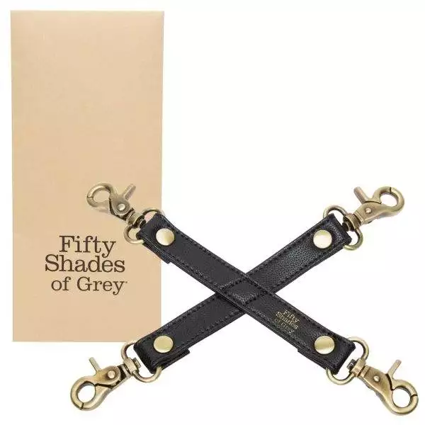 Fifty Shades of Grey Bound to You Hogtie Fesselkreuz - Antikgoldfarben