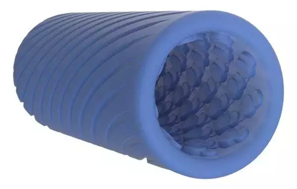 Arcwave Handjob-Masturbator Ghost - CleanTech-Silikon - Individuell steuerbar - Noppen & Rillen - Taschenformat - Verpackungszylinder - 10 cm x 4 cm