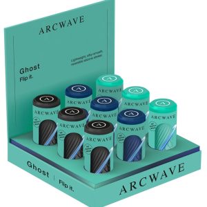 Arcwave Ghost Wendbare Masturbator-Sleeves im Tresendisplay Combo Pack - Black, Blue, Mint