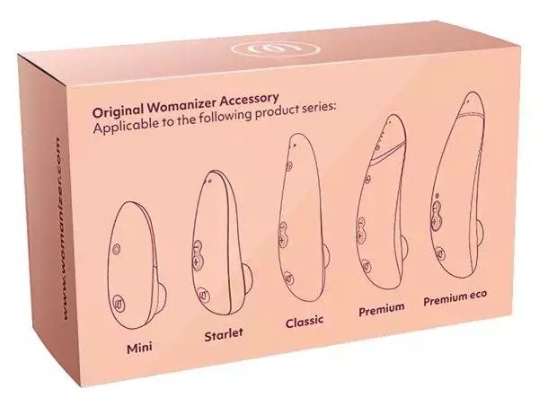 Womanizer Attachment Set 3-Pack S - Silicone/PU - Hygienic & sustainable use