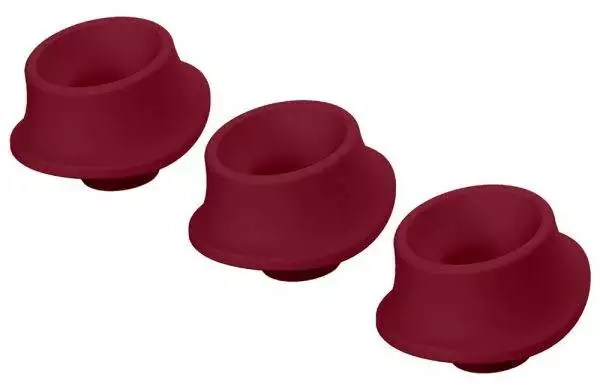 Womanizer Premium 2 & Classic 2 Aufsatz Set, 3 Stück, Größe L, Silikon & PU, hygienisch und nachhaltig