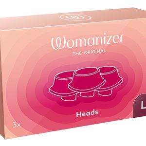 Womanizer Premium 2 & Classic 2 Aufsatz Set, 3 Stück, Größe L, Silikon & PU, hygienisch und nachhaltig