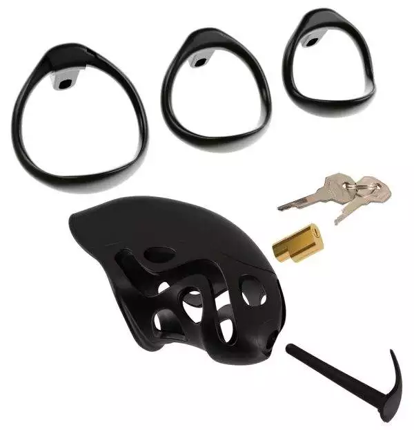 You2Toys Kuithoud kooi met Dilator - Comfort Line - zwart