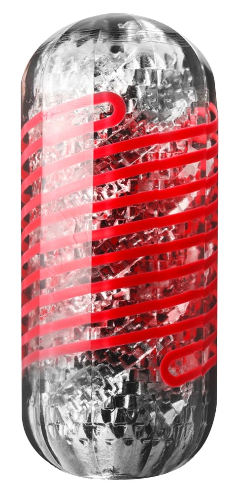 Spinner DX Masturbator von Tenga in Schwarz/Rot, Größe M Spinner DX Masturbator von Tenga in Schwarz/Rot, Größe M