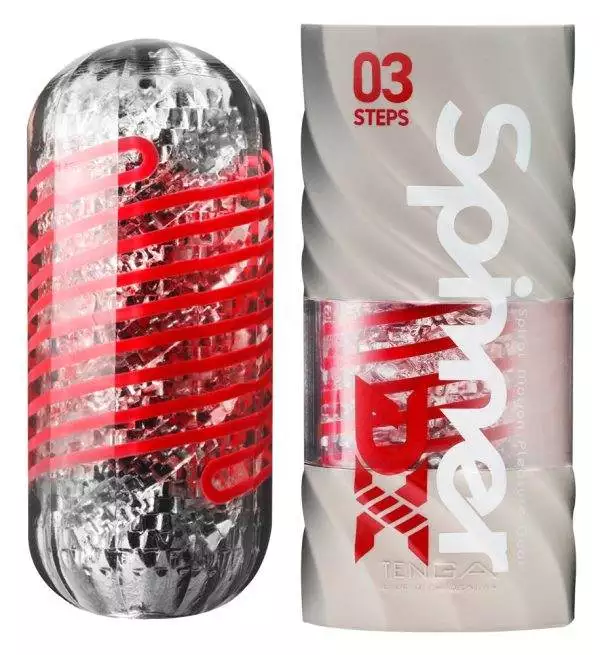 Spinner DX Masturbator von Tenga in Schwarz/Rot, Größe M Spinner DX Masturbator von Tenga in Schwarz/Rot, Größe M