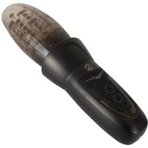 STROKER Rotating Masturbator with Vibration and Thrust Function, smoke-colored STROKER Rotating Masturbator with Vibration and Thrust Function, smoke-colored - Image 5
