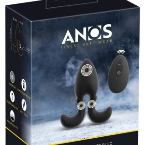 ANOS RC Vibrating Butt Plug mit flexiblen Armen, wiederaufladbar, wasserdicht