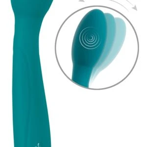 Sweet Smile Premium Vibrator mit Nippelkopf - 18,2 cm - Schwarz