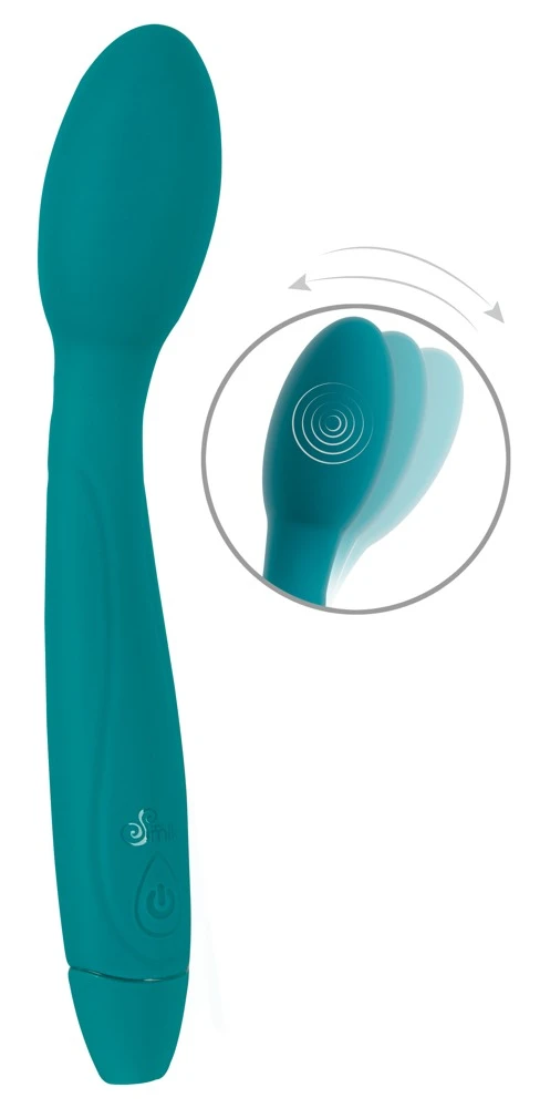 54053510001_nor_a Sweet Smile Premium Vibrator mit Nippelkopf - 18,2 cm - Schwarz