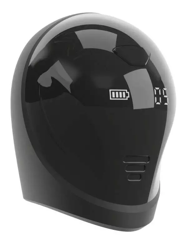 Rebel Glans Masturbation Cup Trainer - Penisspitzen-Vibrator, 10 Vibrationsmodi, wasserdicht, wiederaufladbar - Schwarz