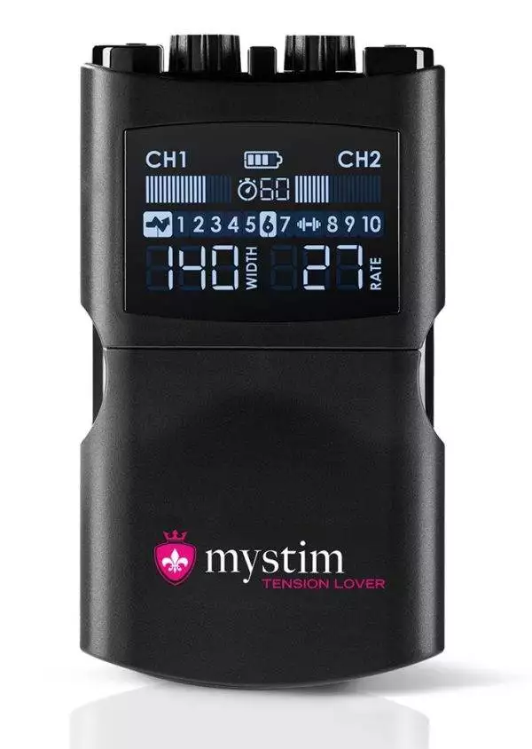 Mystim Tension Lover 2 E-Stim Powerbox, wiederaufladbar - inkl. Zubehör