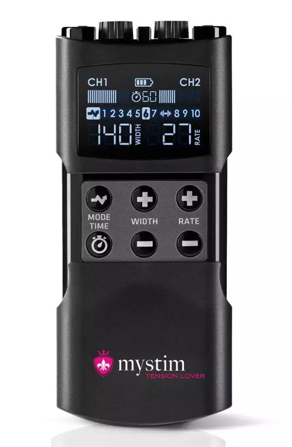 Mystim Tension Lover 2 E-Stim Powerbox, wiederaufladbar - inkl. Zubehör