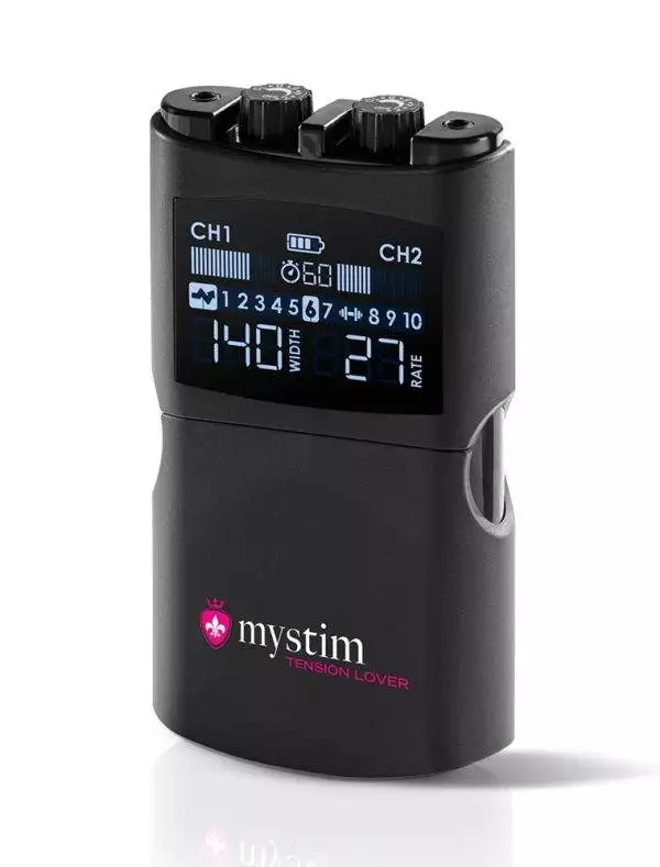 Mystim Tension Lover 2 E-Stim Powerbox, wiederaufladbar - inkl. Zubehör