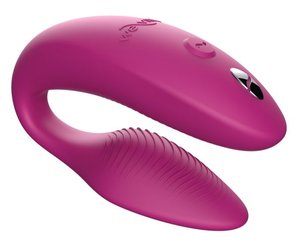 We-Vibe Sync2 Paarvibrator - 10 Vibrationsmodi - G-Zone Stimulation - Fernbedienung & App-Steuerung - Wasserdicht - Wiederaufladbar