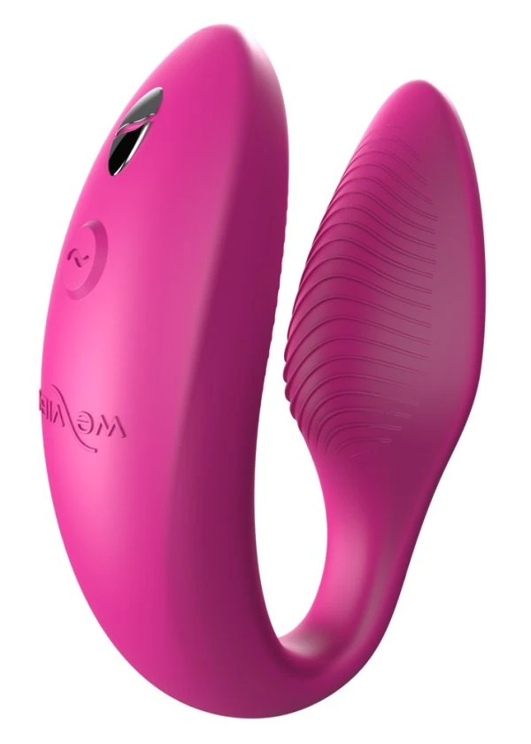 We-Vibe Sync2 Paarvibrator - 10 Vibrationsmodi - G-Zone Stimulation - Fernbedienung & App-Steuerung - Wasserdicht - Wiederaufladbar