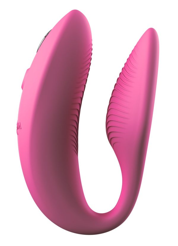 We-Vibe Sync2 Paarvibrator - 10 Vibrationsmodi - G-Zone Stimulation - Fernbedienung & App-Steuerung - Wasserdicht - Wiederaufladbar