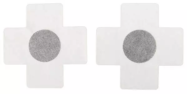 StyleStar - Dunkelblaue Nippel-Kreuze, Größe: 8 x 8 cm, Farbe: Dunkelblau – C