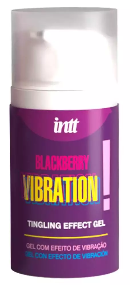Intt Tingling Effect Gel Blackberry Vibration - 15 ml