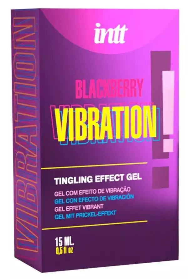 Intt Tingling Effect Gel Blackberry Vibration - 15 ml