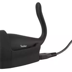Lustvolles Premium-Vibro-Ei mit Klitorisreizer - Ferngesteuert, Silikon, Metallic, 16 Modi