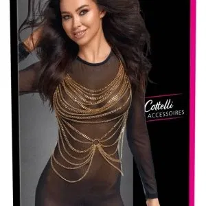 Cottelli ACCESSOIRES Goldene Körperkette - Glamour Look