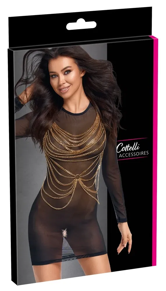 Cottelli ACCESSOIRES Goldene Körperkette - Glamour Look