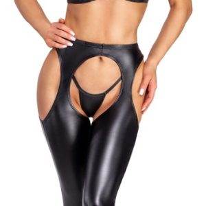 Cottelli PARTY Hautnah Mattlook Chaps ouvert - Schwarz Cottelli PARTY Hautnah Mattlook Chaps ouvert - Schwarz – Bild 3