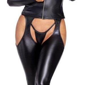 Cottelli PARTY Hautnah Mattlook Chaps ouvert - Schwarz Cottelli PARTY Hautnah Mattlook Chaps ouvert - Schwarz – Bild 5