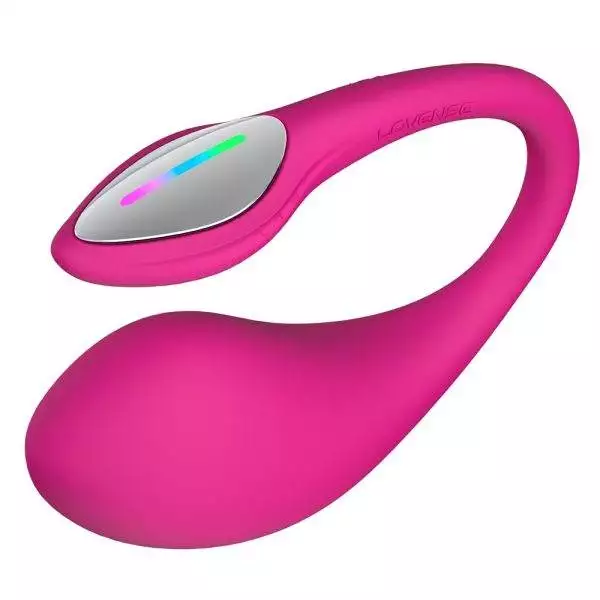 Lovense Bluetooth G-Spot Egg Vibrator Lush 4 - LED Lichtshow & App-Controlled