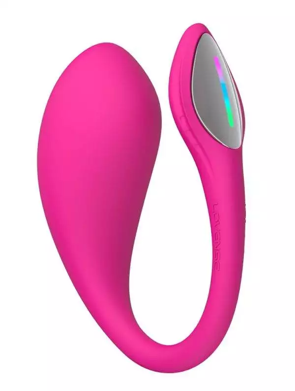 Lovense Bluetooth G-Spot Egg Vibrator Lush 4 - LED Lichtshow & App-Controlled