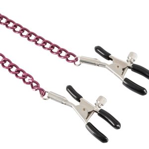You2Toys Lila Nippelkette - Erotikspielzeug mit Nippelklammern und Kette You2Toys Lila Nippelkette - Erotikspielzeug mit Nippelklammern und Kette – Bild 4
